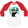 mo hawk ninja 3/4 Sleeve Shirt