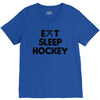 eat sleeo hockey V-Neck Tee
