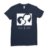 mom n daughter Ladies Fitted T-Shirt
