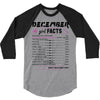 December Girl Facts Sagittarius 3/4 Sleeve Shirt