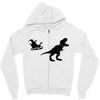 noel dinosaur Zipper Hoodie