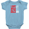 got skills on the grills apron Baby Onesie