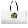 shark knight graphic Weekender Totes