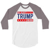 Re-Elect Donald Trump President 2020 Make America Great Again t-shirt 3/4 Sleeve Shirt