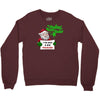 heapy new year funny santa claus christmas Crewneck Sweatshirt