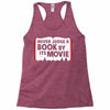 never judge a book by its movie Racerback Tank