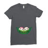 Two Peas In a Pod Twin Babies Ladies Fitted T-Shirt