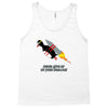 never give up poster Tank Top