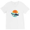 Daddy Shark V-Neck Tee