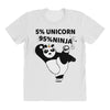 5 Percent Unicorn 95 Percent Ninja All Over Women's T-shirt