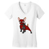 chihuahuapool Women's V-Neck T-Shirt