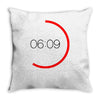 time check Throw Pillow