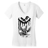 devil Women's V-Neck T-Shirt
