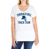 emerald hill track team Ladies Curvy T-Shirt