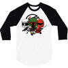 power minions vectorized 3/4 Sleeve Shirt