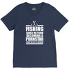fishing t shirt funny fishing V-Neck Tee