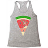 watermelon and beach Racerback Tank