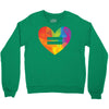 Rainbow Equality Heart Crewneck Sweatshirt