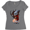 death bunny. Women's Triblend Scoop T-shirt