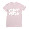 get crunk 2 Ladies Fitted T-Shirt