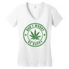 don't worry be happy Women's V-Neck T-Shirt