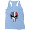 skull u.s.a. back Racerback Tank