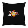 captain obvious Throw Pillow