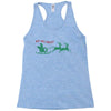 ugly santa ho ho hoo! Racerback Tank