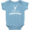 buck merry christmas Baby Bodysuit