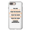 Braver Stronger Smarter Uterine Cancer Awareness iPhone 8 Plus