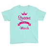 queens are born in march Youth Tee