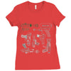 rayguns Ladies Fitted T-Shirt