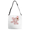 mary has got nothing on me Adjustable Strap Totes