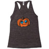 goofy pumpkin Racerback Tank