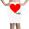 Besties Heart Family Matching Pencil Skirts