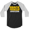 track and field oregon 3/4 Sleeve Shirt
