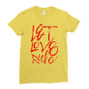 let love rule Ladies Fitted T-Shirt