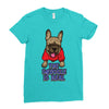 the snuggle is real Ladies Fitted T-Shirt
