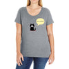 you smile Ladies Curvy T-Shirt