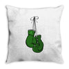 liver cancer boxing glover Throw Pillow