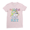 unicorns are born in may cute unicorn Ladies Fitted T-Shirt