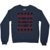 Emo Gothic Ugly Christmas Sweater Crewneck Sweatshirt