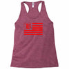 b red Racerback Tank
