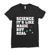 Science It's Like Magic But Real Ladies Fitted T-Shirt