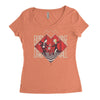 black lodge dance hall Women's Triblend Scoop T-shirt