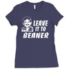 leave it to beaner Ladies Fitted T-Shirt