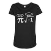 be rational get real nerdy geek pi nerd Maternity Scoop Neck T-shirt