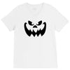 evil pumpkin face halloween costume V-Neck Tee
