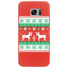 reindeer christmas ugly sweater Samsung Galaxy S7 Edge