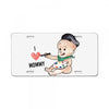 Cute Baby Painter's Mom Love License Plate